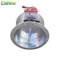 Lishine HVAC – Volet coupe-feu en acier galvanisé, flexible, à économie d'énergie, anti-corrosion, installation facile – Vente directe usine