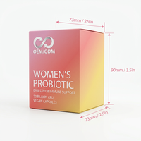 Gummies Probiotiques Certifiées pour Femmes, Marque Privée OEM/ODM, à l'Orme Rouge, Équilibre du pH Féminin, Bien-être Intime, Soutien Quotidien, 60 unités