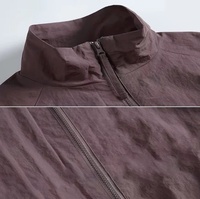 Veste coupe-vent pour homme de haute qualité, fabrication patchwork avec col montant, bandes réfléchissantes, coupe-vent et anti-UV
