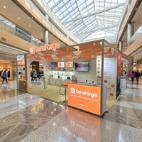 Tienda Modular de Madera Personalizada, Quiosco de Centro Comercial con Iluminación de Montaje Rápido en 30 Minutos, Reutilizable, Software de Cámara de Alta Gama, Tienda Moderna