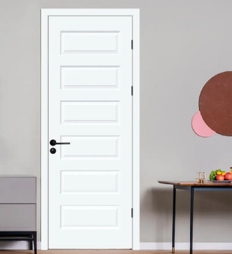 घर के लिए आधुनिक डिजाइन आंतरिक दरवाजा प्रवेश द्वार ठोस लकड़ी एमडीएफ बेडरूम दरवाजे