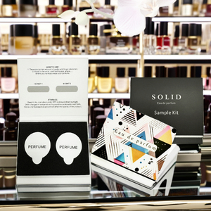 Solid Eau De Parfum <b>Sample</b> Kit 2 Scents Portable <b>Perfume</b> Balm Modern Design Women's Fragrance - Product Image 1