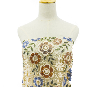 Wholesale Price Bridal Luxury Sequined Net Wedding Dress Pearls Sequin French for Pink Mesh <strong>Heavy</strong> Tulle Beaded <strong>Lace</strong> <strong>Fabric</strong> - Product Image 1