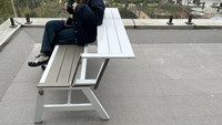Table basse et chaise multifonctionnelles, table de pique-nique pliante d'extérieur, table et chaise de salon pour balcon