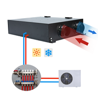 Système de ventilation domestique intelligent Tuya avec télécommande, système de ventilation à récupération de chaleur pour la ventilation domestique