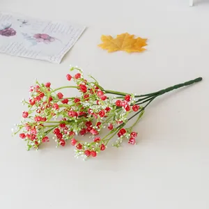 Bouquet de 5 fourches en plastique pour arrangement floral de salon, fleurs de mariée - Product Image 4