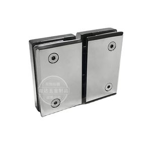 Charnière en verre à entaille en verre sans coupe Épaississement mural en acier inoxydable 304 avec couvercle décoratif Charnière de douche - Product Image 6