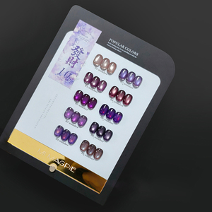 MIMAGPIE Gel UV Magnétique Effet Œil de Chat Sans HEMA ni TPO, Collection de Vernis à Ongles Gel Effet Œil de Chat Effet Verre, Couleurs Gemmes Colorées - Product Image 5