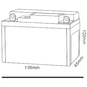 <span class=keywords><strong>Batería</strong></span> TCS <span class=keywords><strong>12V</strong></span> 6.5Ah YTX6.5L-BS <span class=keywords><strong>para</strong></span> Motocicleta y ATV - Product Image 3