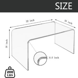 <span class=keywords><strong>Table</strong></span> <span class=keywords><strong>basse</strong></span> <span class=keywords><strong>en</strong></span> acrylique, <span class=keywords><strong>table</strong></span> <span class=keywords><strong>basse</strong></span> transparente <span class=keywords><strong>en</strong></span> Lucite à assembler pour <span class=keywords><strong>salon</strong></span>, <span class=keywords><strong>table</strong></span> centrale rectangulaire <span class=keywords><strong>en</strong></span> <span class=keywords><strong>plexiglas</strong></span> effet cascade - Product Image 6
