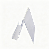 Support de présentation de table en acrylique, support transparent en forme de cadre pour menu, photo, dépliant, présentation sur comptoir de vente au détail