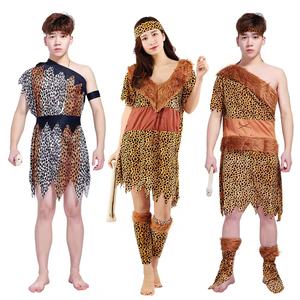 Carnaval Adulto Halloween Cosplay Africano Primitivo Hombre Salvaje Disfraz Indian <span class=keywords><strong>Hunt</strong></span> Niños Indian Savages Performance Disfraz - Product Image 2