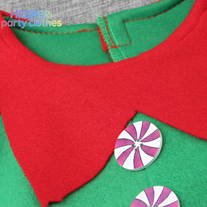 HESPER 2026 Nouveau Costume de Noël pour Enfants, Robe de Noël, Chapeau de Père Noël, Costume de Cosplay de Père Noël pour Filles et Garçons - Product Image 3