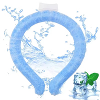 2025 été chaud Portable ventilateur de refroidissement Gel froid sac de glace froid cou anneau portable extérieur haute température refroidissement corps Cool