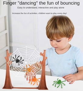 Juguetes Educativos AiJH, Arañas Saltarinas, Juguetes Interactivos de Plástico, Divertidas Arañas de Dibujos Animados con Catapulta, Arañas que Rebotan y se Adhieren - Product Image 3