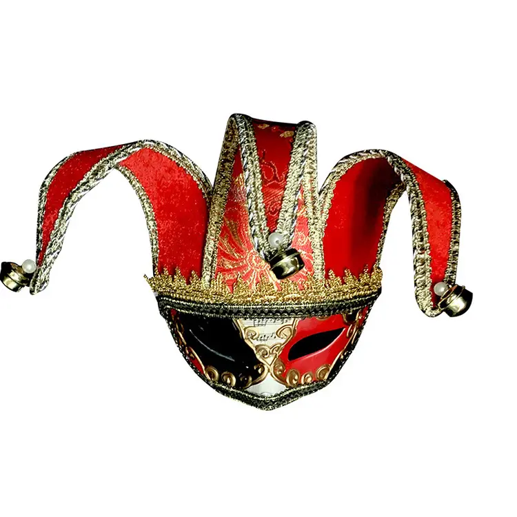 Máscara de decoração para festa de Halloween, adereços para dança e festa, máscara veneziana meia face