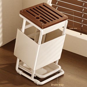 New Arrival Multifunctional <b>Kitchen</b> Stand Knife <b>Rack</b> <b>Storage</b> Shelf Chopstick Holder Space Saving Wooden Utensil Organizer - Product Image 3