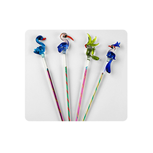 การออกแบบที่สวยงามสีแก้วนกรูปแกะสลัก - Product Image 1