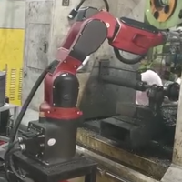 BORUNTE BRTIRUS0707A Robot d'emballage de tuyau robotique à 6 axes Solution d'emballage de pipeline intelligente pour tuyaux irréguliers noyau de boîte de vitesses de moteur