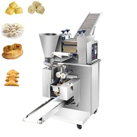 Machine à samosas et raviolis motorisée automatique à haute efficacité en acier inoxydable de qualité alimentaire pour la formation de curry puffs, idéale pour les restaurants