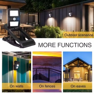 Nouvelle <span class=keywords><strong>Lumière</strong></span> LED d'Extérieur Étanche à Détecteur de Mouvement Humain, Applique Murale Pliable à Clip pour Balcon, Éclairage Minimaliste de Cour et Couloir - Product Image 6