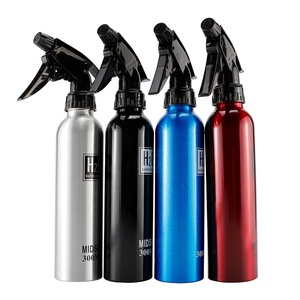 CestoMen, botellas de spray de viaje recargables negras, peluquero, Mini botella de spray de aluminio de 300ml para salón de peluquería - Product Image 2