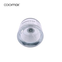 Flacon de parfum en verre à base épaisse cylindrique 100 ml pour homme |   Flacon pulvérisateur vide pour parfum en argent |   Logo personnalisé