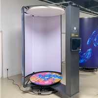 Kit de Escaneo 3D Todo en Uno Astermon ASTM-R106, 6 Cámaras HD, USB3.0 de Alta Velocidad, Cabina de Fotos LED, Columna Única Giratoria de Metal