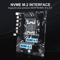 X99-D4M LGA2011-V3 Motherboard M-ATX Gaming Motherboard PCIe 3.0 Slot M.2 4 Kanal DDR4 SATA 6Gb/s untuk Intel XEON E5 V3/V4.