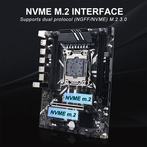 X99 LGA 2011-V3 マザーボード マイクロATX ゲーミングマザーボード PCIe <span class=keywords><strong>3</strong></span>.0 M.<span class=keywords><strong>2</strong></span>スロット 4チャンネル DDR4 SATA 6Gb/s インテル XEON E5 V3/V4対応 - Product Image 4