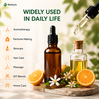 Huile parfumée 100 % pure et naturelle de zeste d'agrumes frais, fournie en gros par l'usine, pour les soins de la peau, la fabrication de bougies et les diffuseurs d'aromathérapie