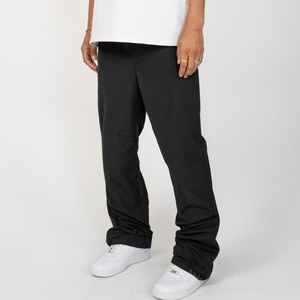Pantalon parachute streetwear Gorpcore Y2K vintage avec logo brodé surdimensionné et bandes latérales, ourlet ajustable - Product Image 2