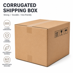 Custom Corrugated Shipping <strong>Box</strong> Brown <strong>Moving</strong> Carton Strong Recyclable Storage Delivery Packaging Cardboard <strong>Box</strong> - Product Image 3
