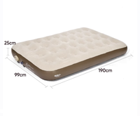 Matelas Gonflable Portable Pliable Moderne pour l'Extérieur, les Voyages et la Maison – Coussin en PVC Facile à Utiliser