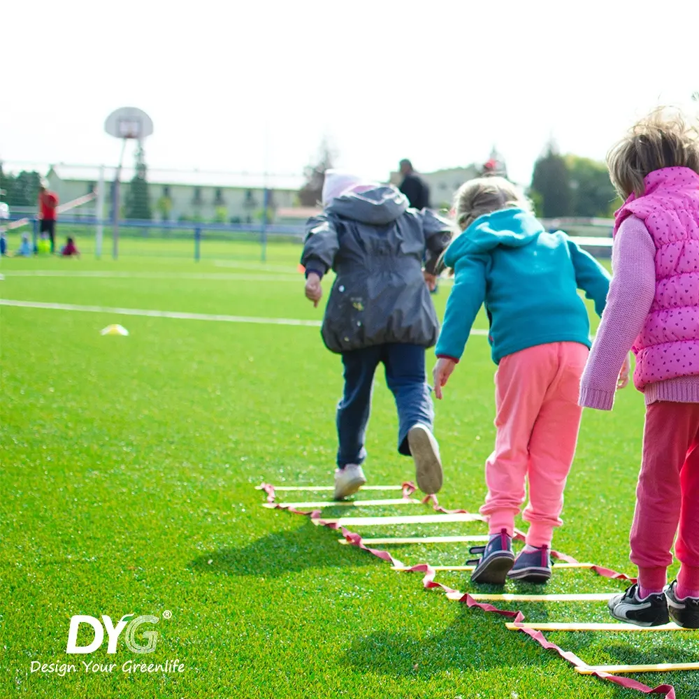 5 anos de garantia playground tapete ao ar livre paisagismo tapetto erba sintetica grama artificial para parque infantil
