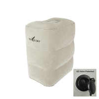 Usine directement en gros avec sac gonflable plié voyage pied repose-jambes oreiller