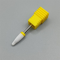 WELLFLYER NADR-143 Kit de fraises à ongles en céramique de haute qualité, forme conique, pour machine à manucure sans balais, outil de coupe, vente chaude