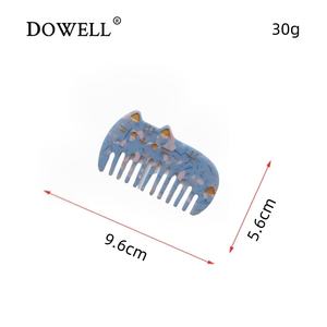DOWELL Peigne à cheveux style français en acétate lissage OEM pour femmes et filles - Product Image 2