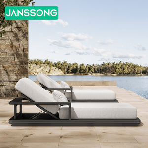 Conjunto de Muebles de Jardín para Piscina, Tumbona de Metal, Muebles de Aluminio para Resort, Villa, Silla de Sol Moderna, Conjunto de Muebles de Exterior para Hotel - Product Image 3