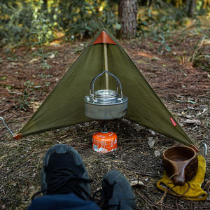 Estufa Plegable Chuanyeren, Venta Directa <span class=keywords><strong>de</strong></span> Fábrica, para <span class=keywords><strong>Supervivencia</strong></span> en la Naturaleza, Portátil, con Protección Contra el Viento, Accesorios para Camping - Product Image 2