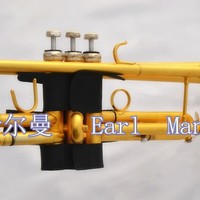 Irlman Musical Instruments Professional BB Brass Trumpet-Gold-Plated Finish Factory Direct Sales Includes Professional Suitcase