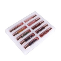 10 Pack 10ml verre parfum huile essentielle rouleau sur rouleau bouteille avec mousse PE et boîte d'emballage