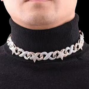 Iced Cuban Link <b>Chain</b> <b>Necklace</b> <b>Chain</b> Hip Hop Jewelry 12mm <b>Silver</b> or Gold <b>Necklace</b> Miami <b>Chain</b> Thick From India <b>for</b> <b>Men</b> - Product Image 1