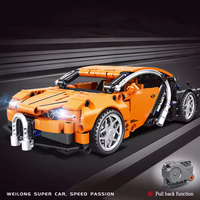 Blocs de construction de voiture de course EPT Factory Speed avec fonction de recul pour modèle de véhicule