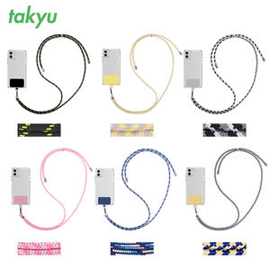 Bandoulière de téléphone réglable en nylon personnalisé avec carte d'étiquette d'ancrage de remplacement lanière de téléphone universelle anti-perte - Product Image 2