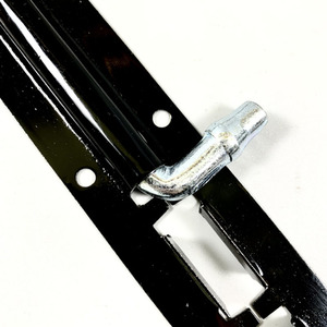 Loquet de porte en fer noir robuste pour portail en bois, quincaillerie de sécurité simple - Product Image 3