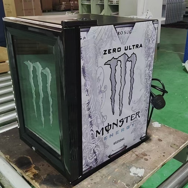 21L Mini Energy Drink Fridge Display Small Bar Cooler