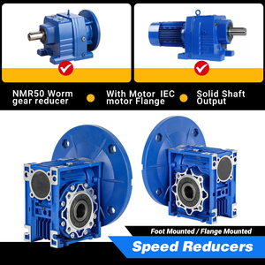 NMRV50 Aluminum Transmission Gear Reduction <strong>Worm</strong> <strong>Gearbox</strong> <strong>Worm</strong> Gear Speed Reducer Motor - Product Image 3