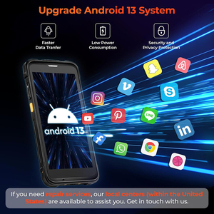 Android 13 5.5 "toàn màn hình cầm tay PDA WMS hàng tồn kho máy quét 2D Máy Quét Mã Vạch động cơ gồ ghề máy tính di động cho hàng tồn kho - Product Image 2