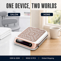 Collecteur de poussière d'ongles rechargeable avec écran tactile, vitesse réglable, couvercle magnétique en acier inoxydable, filtre amovible pour salon et usage domestique